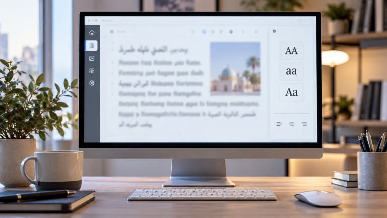 تعديل حالة الأحرف الإنجليزية داخل نص عربي مختلط