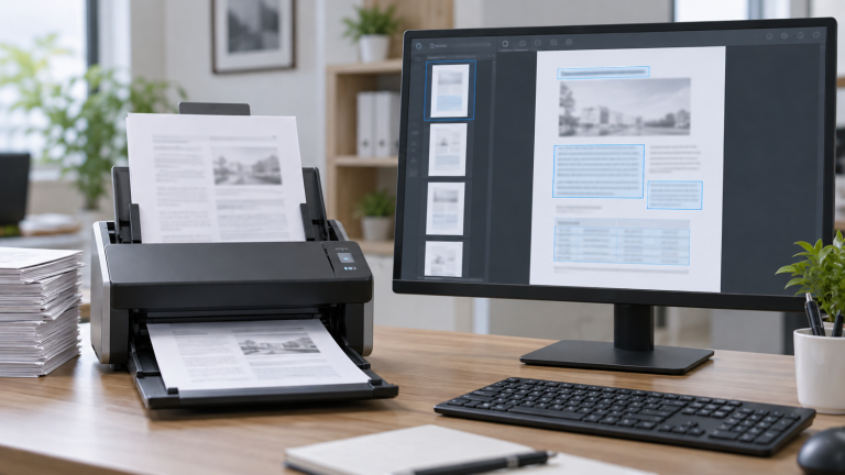 تحويل مستند ممسوح ضوئيًا إلى PDF قابل للبحث باستخدام OCR