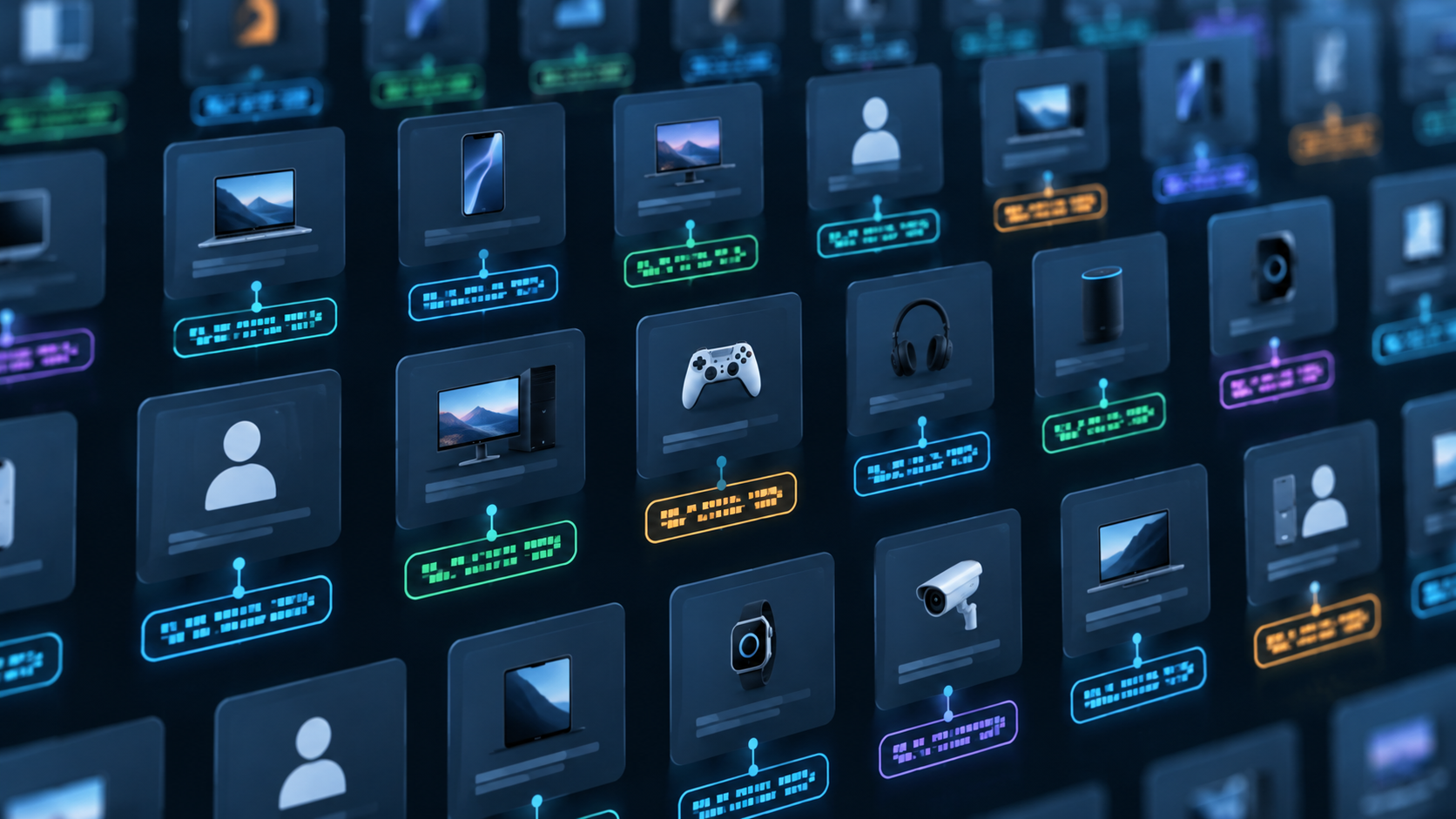 معرفات UUID فريدة لعناصر متعددة