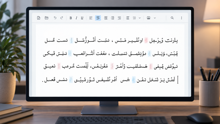نص يبدو طبيعيًا لكنه يحتوي مسافات أو محارف غير مرئية
