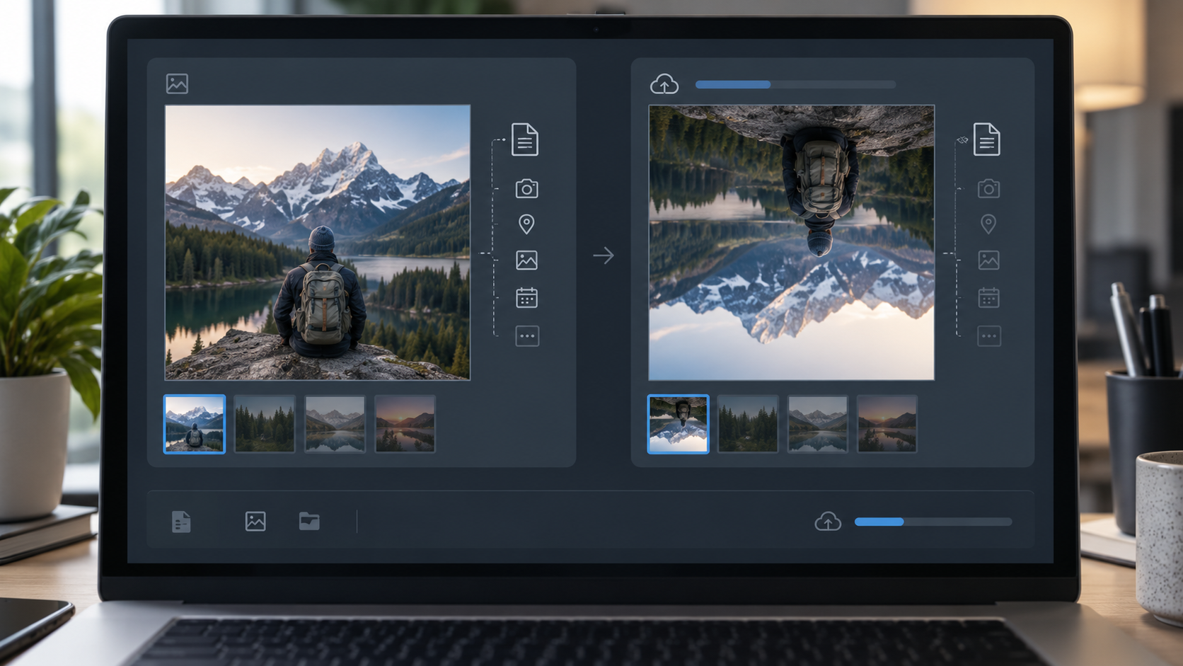 صورة تظهر باتجاه مختلف بعد الرفع بسبب بيانات EXIF